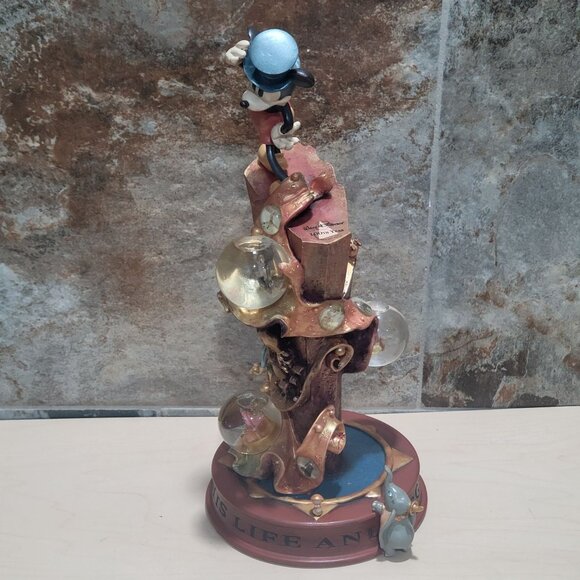 Walt Disney Mickey Mouse 100th Year Celebrating A Legacy Water Globe Statue - Picture 16 of 16